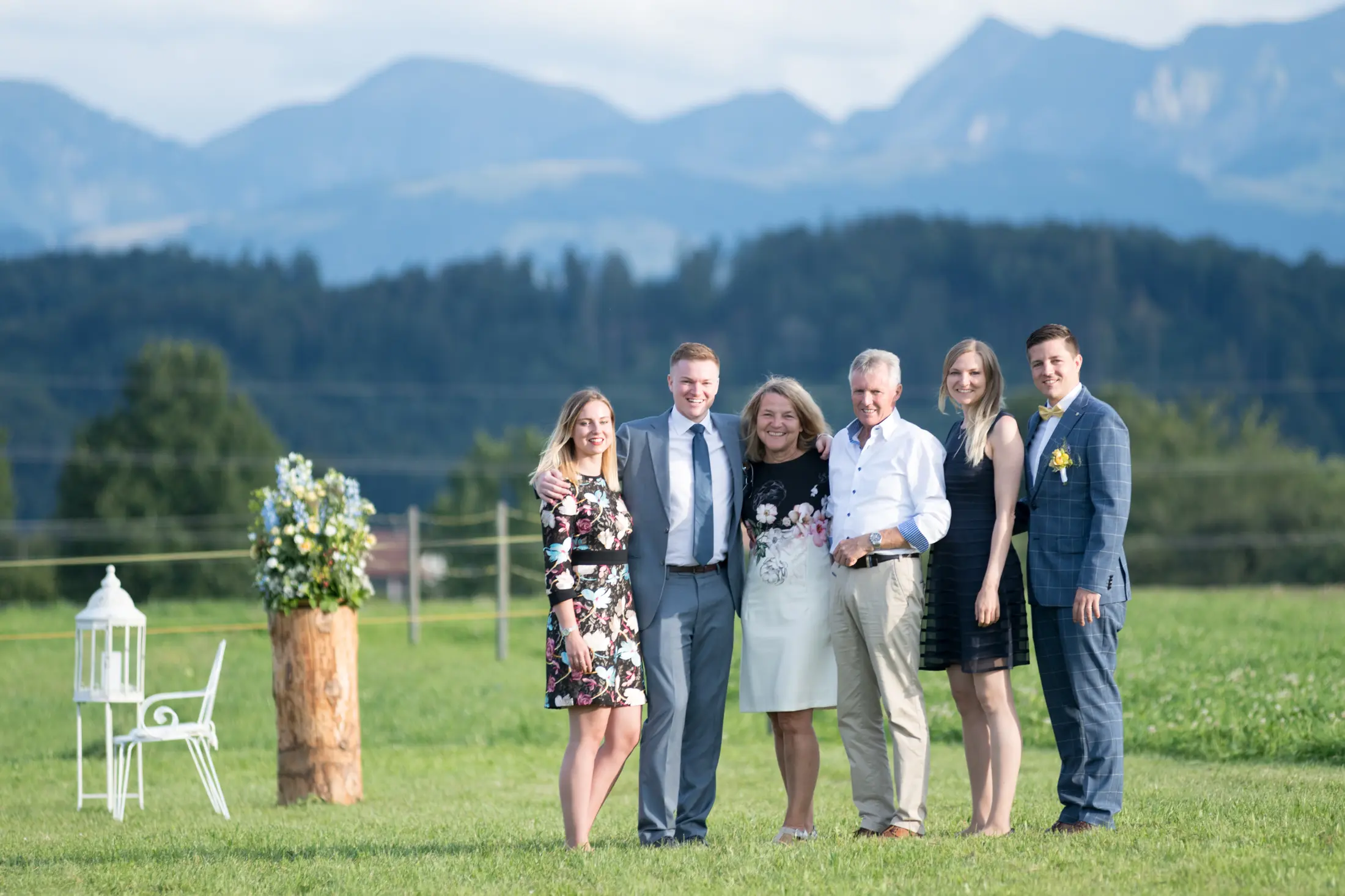 Familie Schwaller auf dem Hof Lustorf